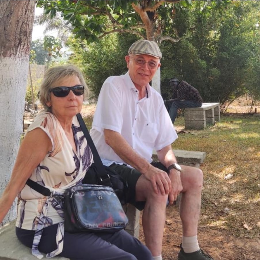 Portrait de Monsieur et Madame IRGHER, bienfaiteurs de l’Institut Catholique MANUELLA