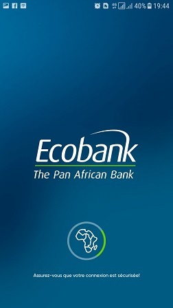 Étape 1 — Ouvrir l’application Ecobank