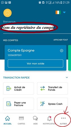 Étape 2 — Accéder à « Autres »